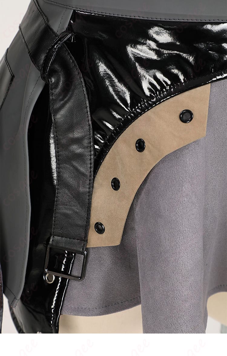 ティファ・ロックハート コスプレ衣装 脚部前斜ディテール メタルフット