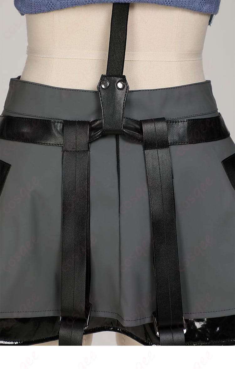 ティファ・ロックハート コスプレ衣装 スカート背面ディテール 高精度再現