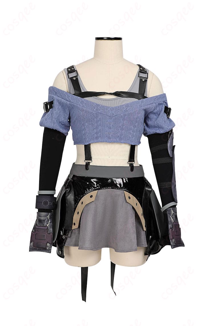 ファイナルファンタジーVII エバークライシス ティファ・ロックハート コスプレ衣装 正面画像 高精度再現 コスプレ通販