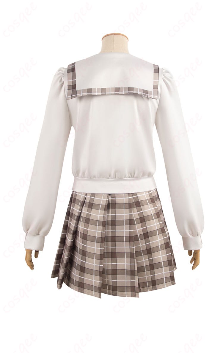 春日野穹 制服コスプレ衣装の背面画像。バックデザインとファッションのディテールがしっかり再現されています。