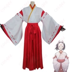 原神 花散里の巫女風コスプレ衣装 上品可憐に映える和装コーデ - 1枚目の画像（サムネイル）