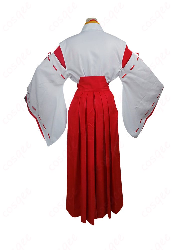 花散里 コスプレ衣装 背面のディテール。バックデザインが美しく、リアルに再現されています。