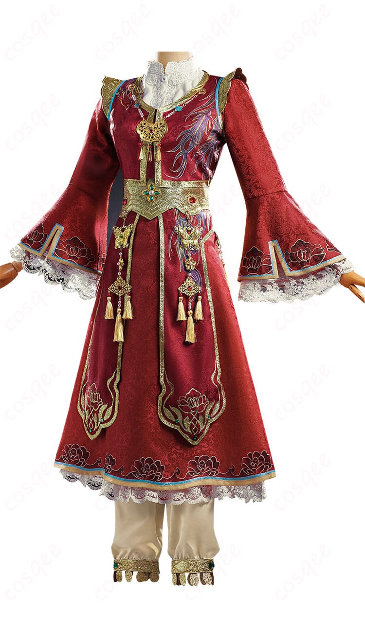 IdentityV 昆虫学者 メリー・プリニウス コスプレ衣装 側面画像 - コスプレ衣装の側面から見たディテール。