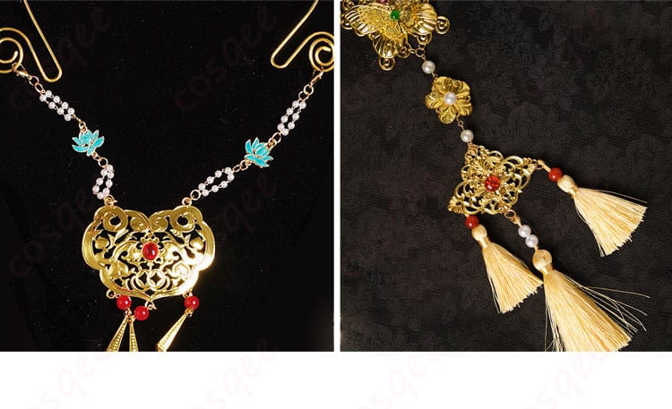 IdentityV 昆虫学者 メリー・プリニウス コスプレ衣装 アクセサリー・ネックレス装飾細部 - ネックレスの美しい装飾。