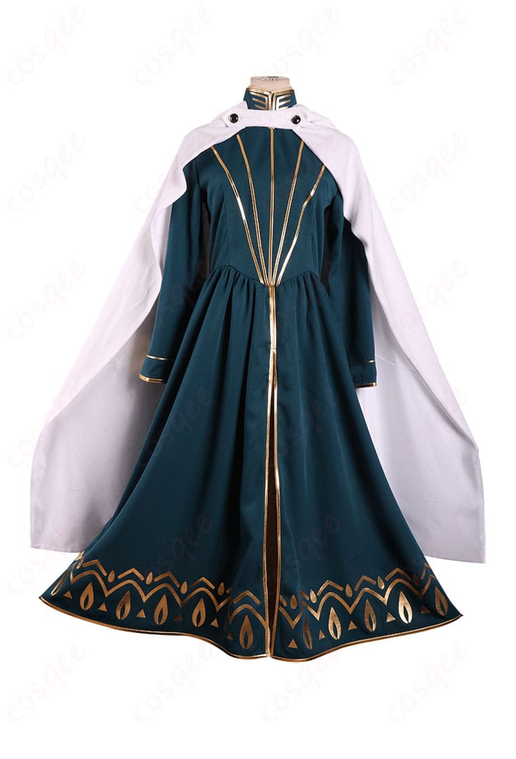 オクトパストラベラーⅡ テメノス・ミストラル コスプレ衣装の正面図。忠実再現されたデザインで、細部にまでこだわった衣装をお楽しみください。