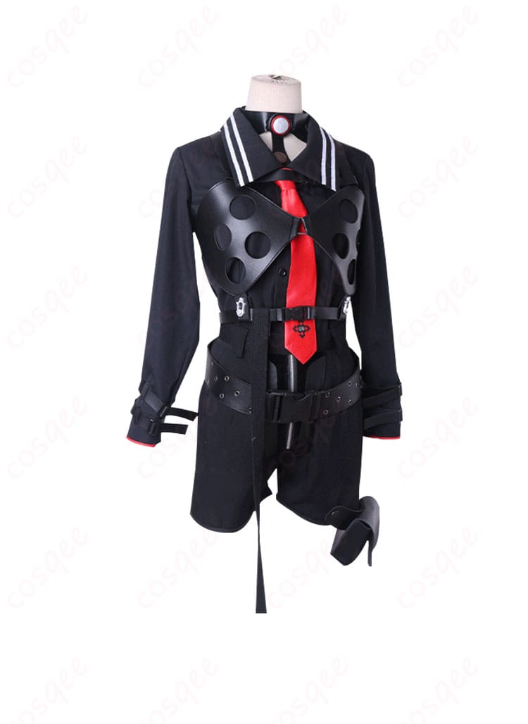 ベスティーのコスプレ衣装の内搭部分の正面装飾。細やかなデザインが光ります。