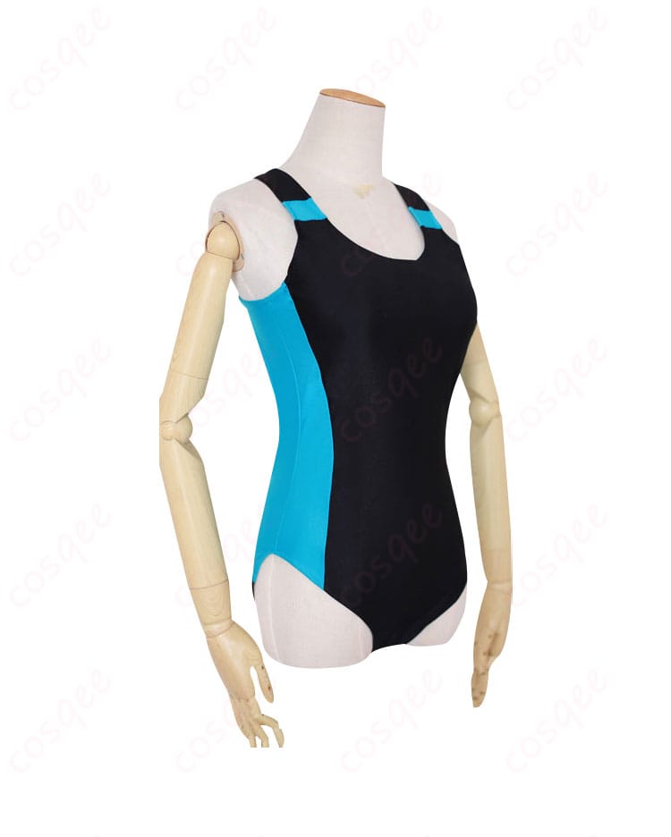 ブルーアーカイブ 砂狼シロコ 水着 コスプレ衣装 サマーVer.の側面写真。細部までこだわり抜いたデザインで、コスプレイベントに最適です。