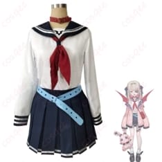 にじさんじ 魔界ノりりむのセーラー風コスプレ衣装 小物まで揃う充実セットで写真映え抜群 - 4枚目の画像（サムネイル）