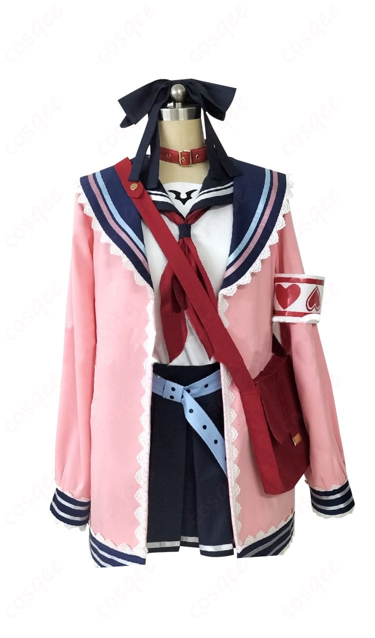 魔界ノりりむ コスプレ衣装 セーラー服の正面画像。細部まで忠実に再現されたデザインで、にじさんじファン必見!