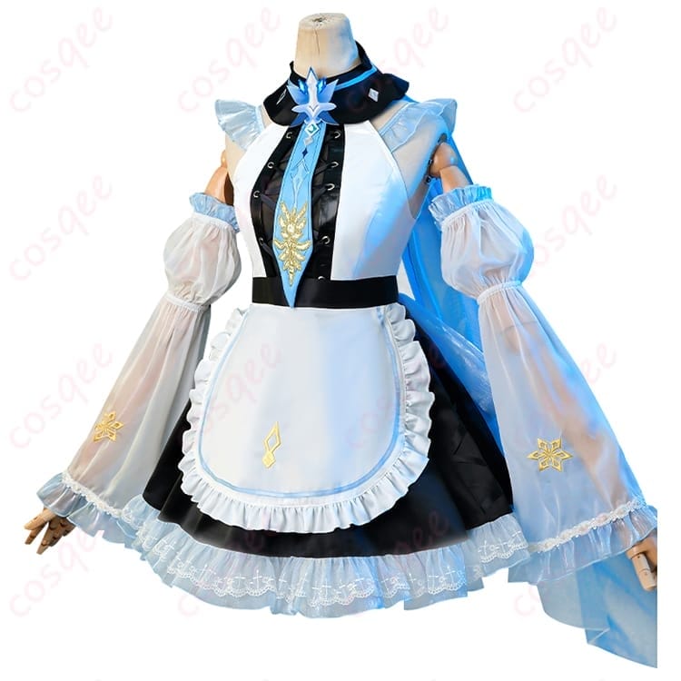 原神のエウルアを上品メイド風に可憐アレンジ 撮影もイベントも映えるコスプレ衣装 - 2枚目の画像
