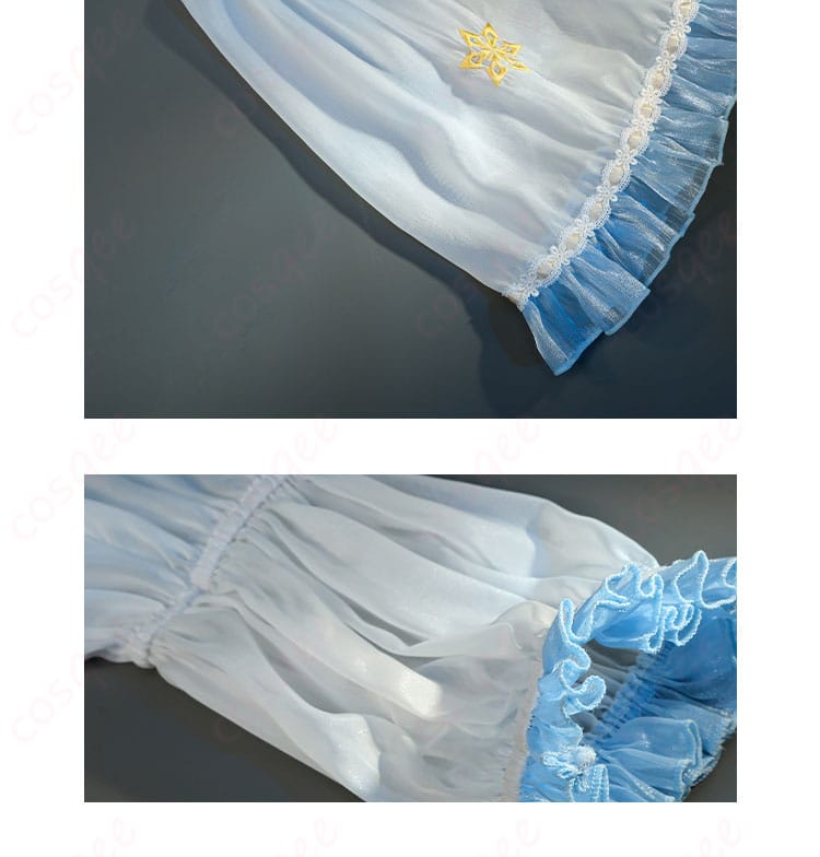 エウルア・ローレンス コスプレ衣装 袖装飾ディテール メイド服 原神 高品質コスプレ衣装