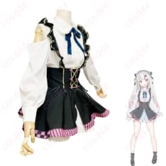 ホロライブ 百鬼あやめの紅白ガーリー和風コスプレ衣装で、撮影もイベントも可愛く決める - 2枚目の画像（サムネイル）