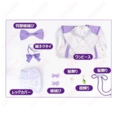 Re:ゼロから始める異世界生活 エミリア Memory Snow コスプレ衣装 清楚で写真映えする華やかドレス - 4枚目の画像（サムネイル）