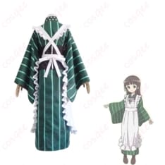 ごちうさの宇治松千夜を和喫茶メイド風に再現したコスプレ衣装、写真映えして着やすい仕立て - 2枚目の画像（サムネイル）