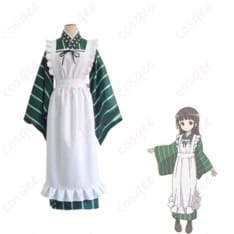 ごちうさの宇治松千夜を和喫茶メイド風に再現したコスプレ衣装、写真映えして着やすい仕立て - 1枚目の画像（サムネイル）