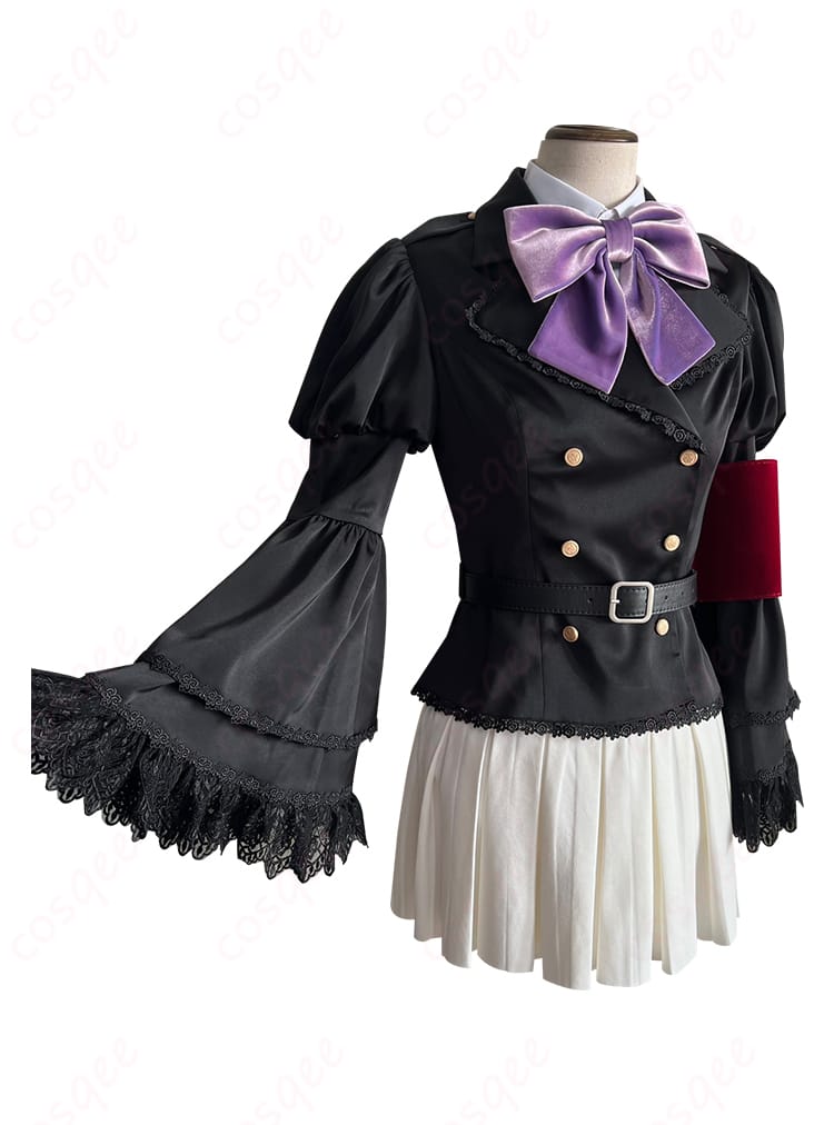 うみねこのなく頃に 右代宮縁寿 コスプレ衣装 サイドビュー 細部まで再現されたデザインが特徴。快適な着心地と動きやすさ。