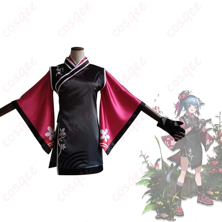 アークナイツのジェシカ 君子蘭を軽快に再現するミリタリー風コスプレ衣装 - 1枚目の画像