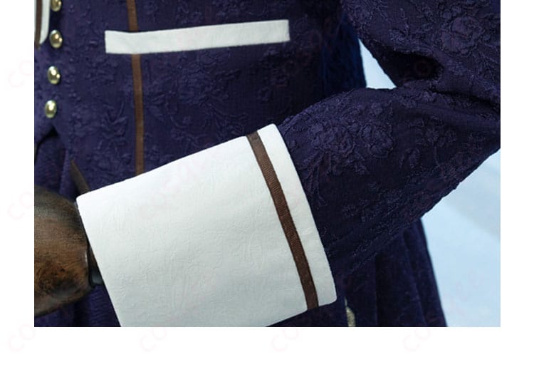 「リリアーナ・アドルナート コスプレ衣装の袖部分の詳細。上質な布地と美しい仕上がり。」