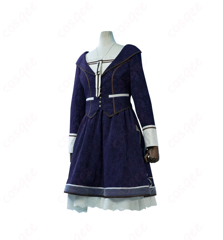 「リリアーナ・アドルナート コスプレ衣装 右側面の詳細。高再現度のデザインが特徴。」