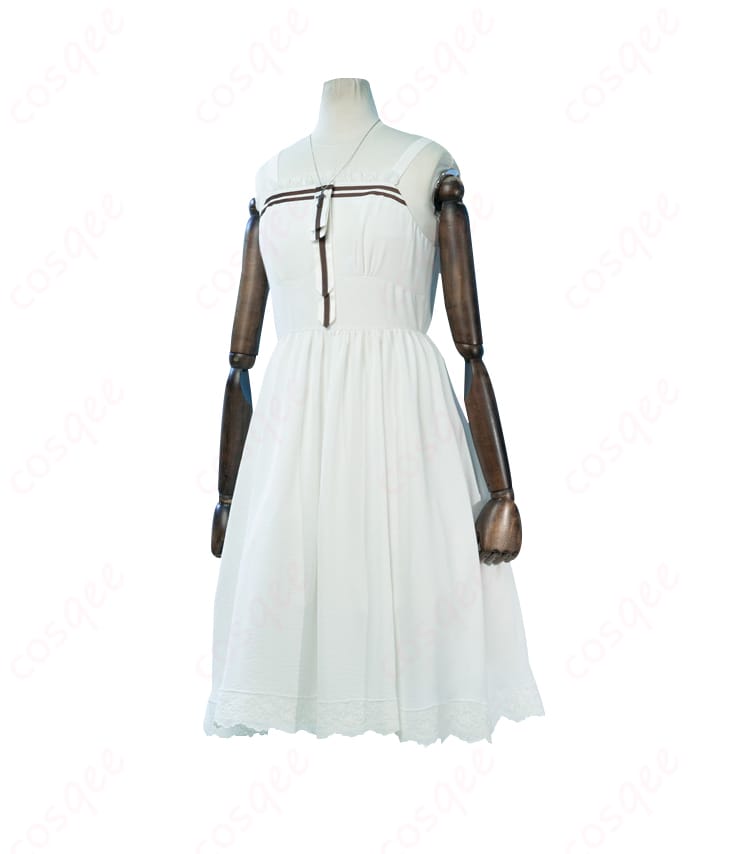 「リリアーナ・アドルナート コスプレ衣装の白いドレス内側のディテール。柔らかな素材で快適な着心地。」