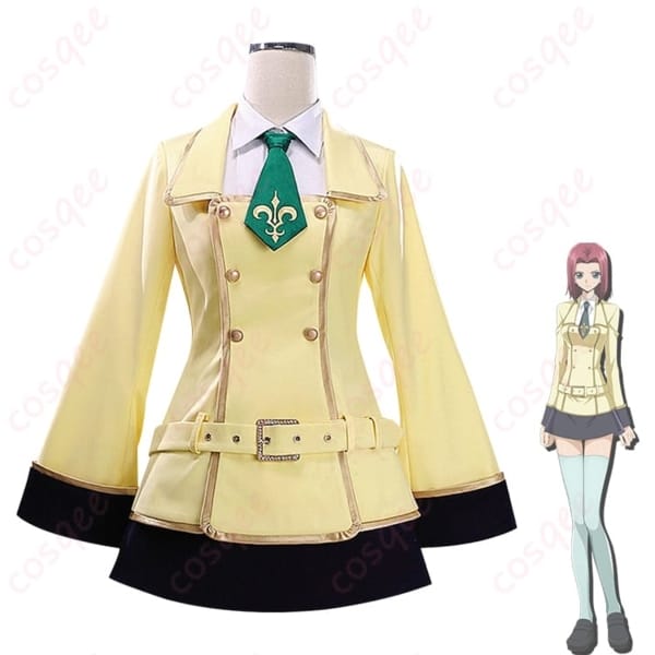 コードギアス ロストスト版 カレンの軍服風コスプレ｜赤黒が映えるシャープな佇まい
