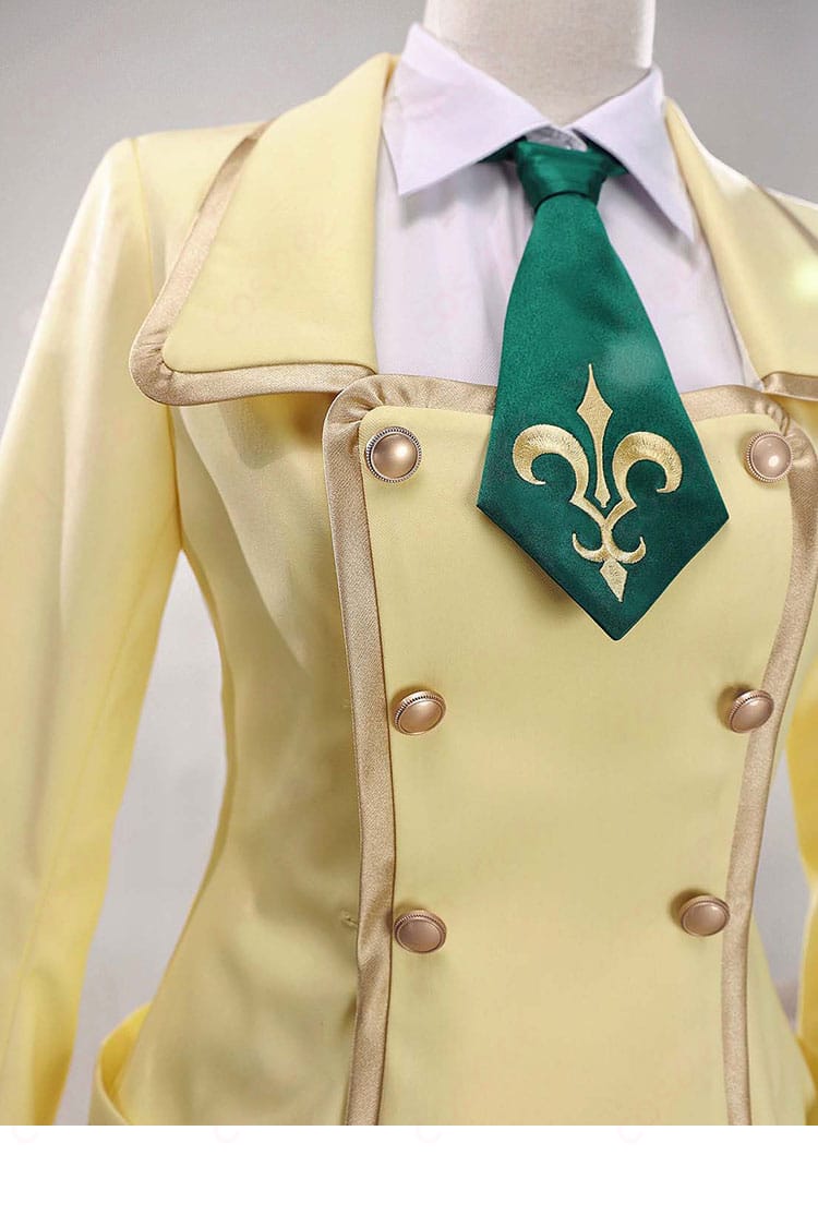 コードギアス カレン・シュタットフェルト コスプレ衣装 衣襟の装飾ディテール