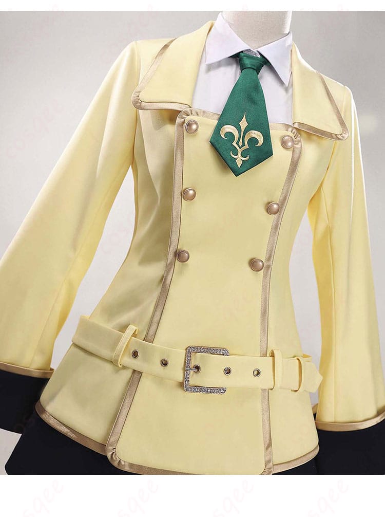 コードギアス カレン・シュタットフェルト コスプレ衣装 上衣前面ディテール 刺繍とデザイン