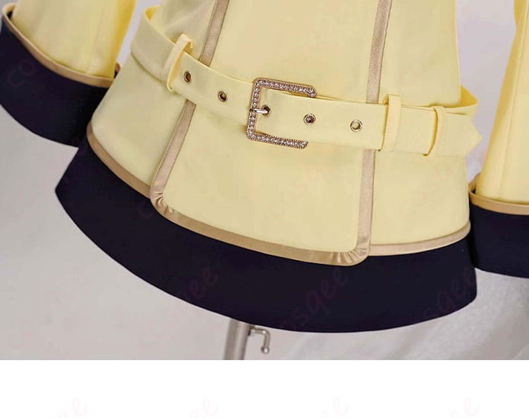 コードギアス カレン・シュタットフェルト コスプレ衣装 腰ベルトの正面ディテール 収納可能