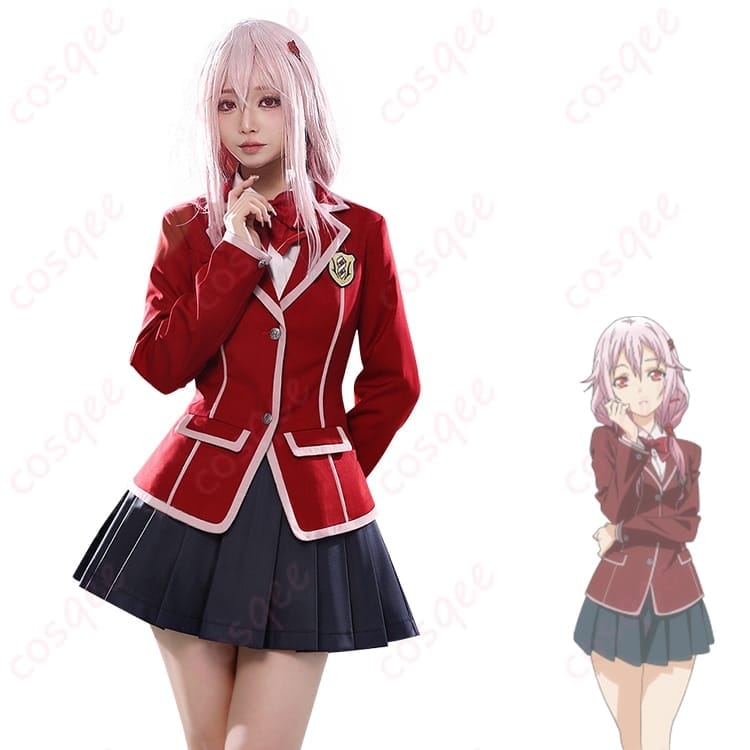 ギルティクラウン 楪いのりの制服コスプレ｜学園風シルエットで写真映えする着こなし - 2枚目の画像