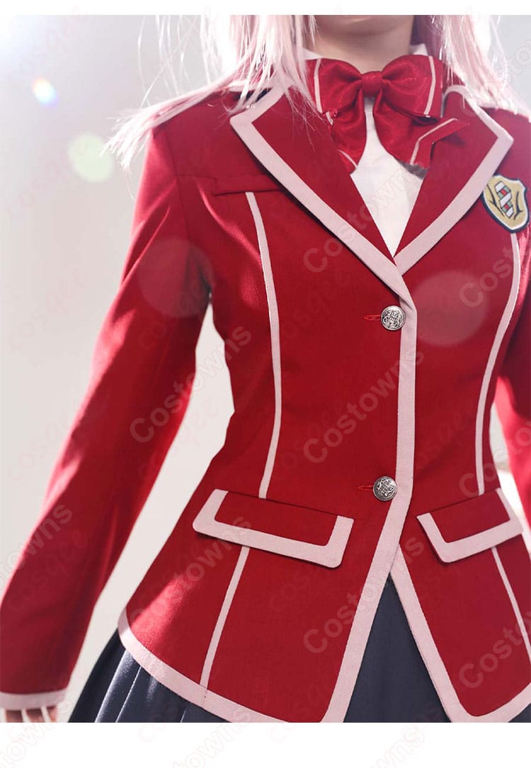 ギルティクラウン 楪いのり コスプレ衣装 右側の衣装ディテール