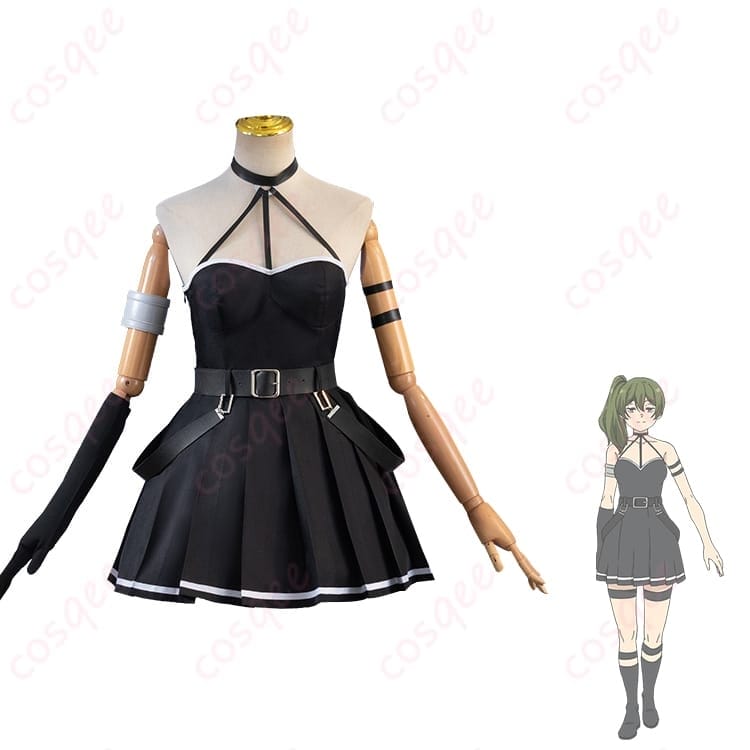 葬送のフリーレン ユーべルの雰囲気を端正に再現するダークエレガントなコスプレ衣装 - 1枚目の画像