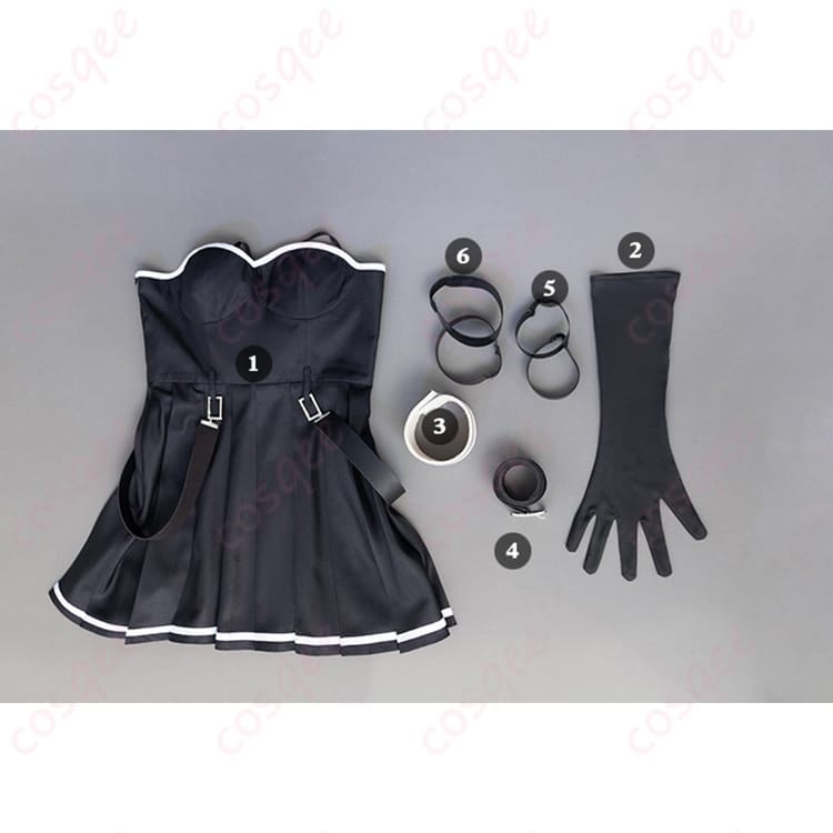 葬送のフリーレン ユーべルの雰囲気を端正に再現するダークエレガントなコスプレ衣装 - 4枚目の画像