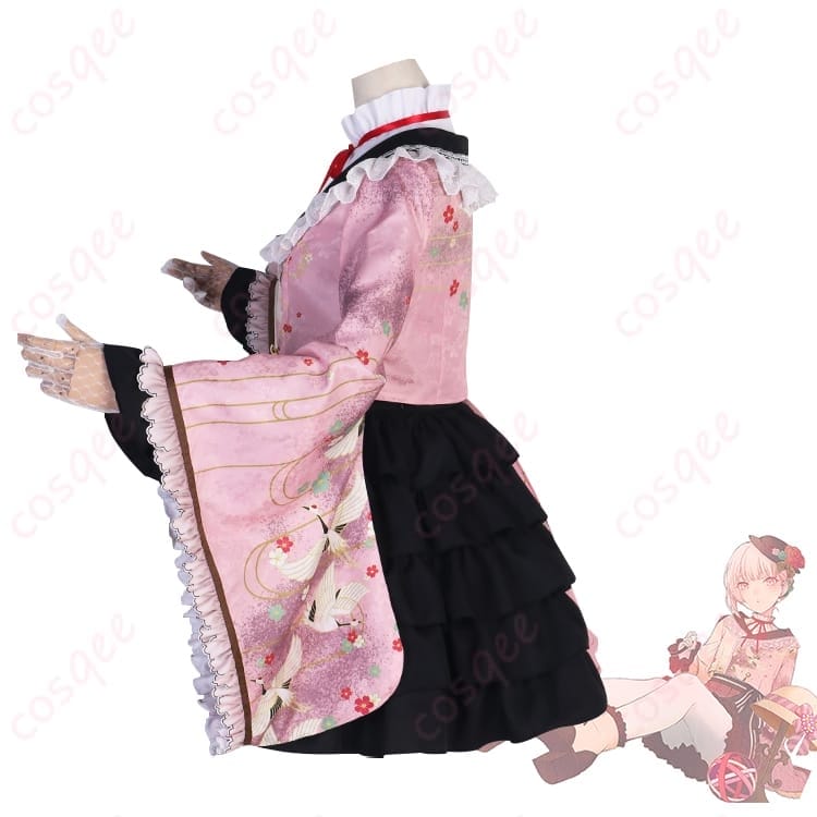 プロセカ 暁山瑞希 コスプレ衣装 和風ロリータの可憐さが写真映え - 3枚目の画像