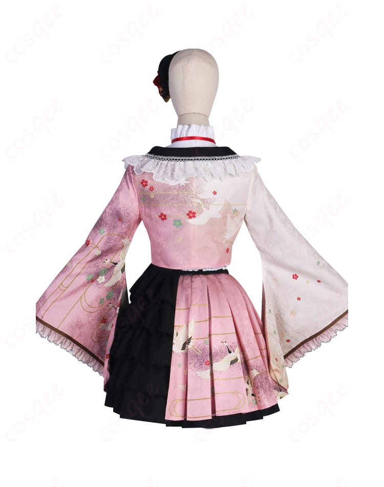 プロジェクトセカイ暁山瑞希コスプレ衣装の背面図