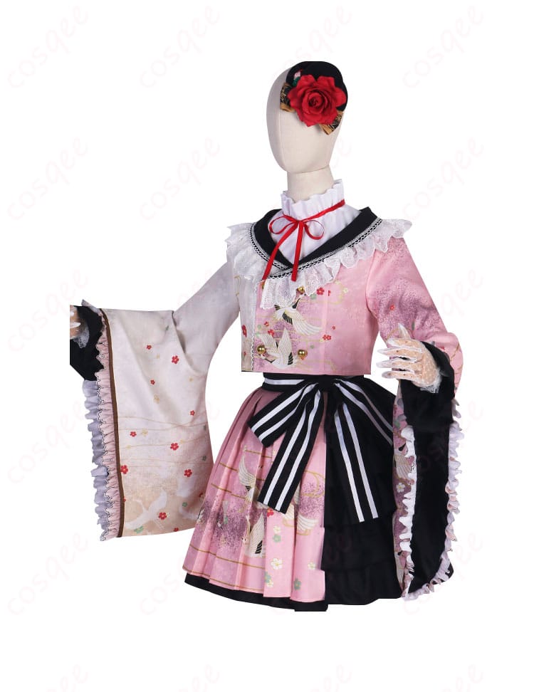 プロジェクトセカイ暁山瑞希コスプレ衣装の側面図