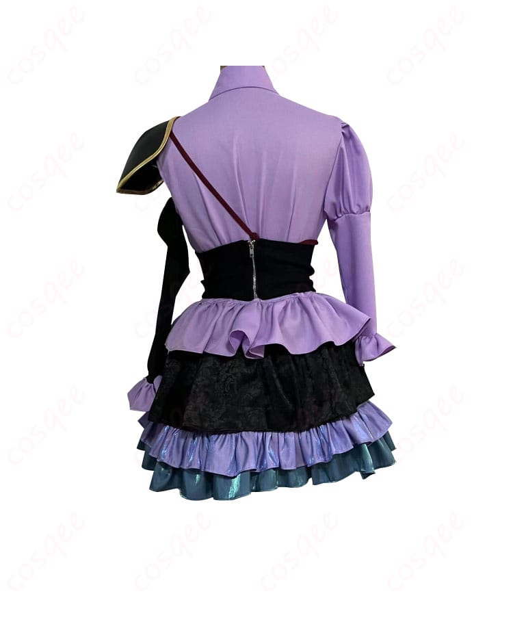 中二病 小鳥遊六花 学園祭コスプレ衣装 背面図 - 美しく整えられた後ろ姿