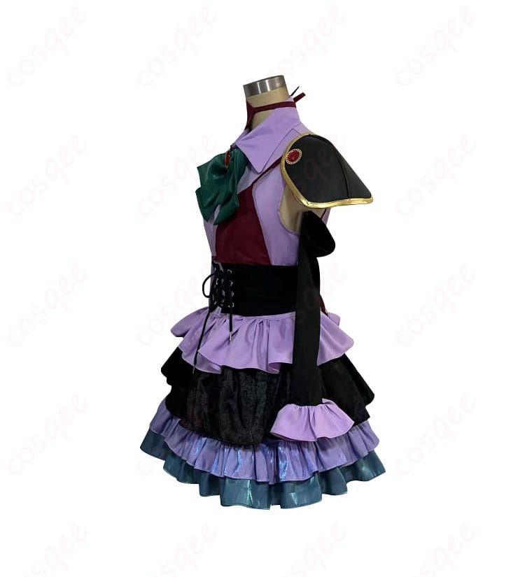 中二病 小鳥遊六花 学園祭コスプレ衣装 左側面図 - シンプルで美しいシルエット