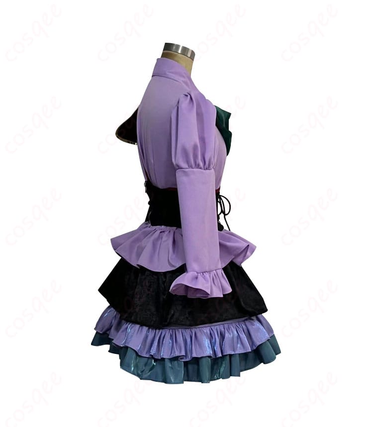 中二病 小鳥遊六花 学園祭コスプレ衣装 右側面図 - 立体感を感じさせるディテール
