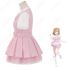 ラブライブ 高坂穂乃果 GiGOカフェ10周年コスプレ｜明るく映える華やかカフェ衣装 - 2枚目の画像（サムネイル）