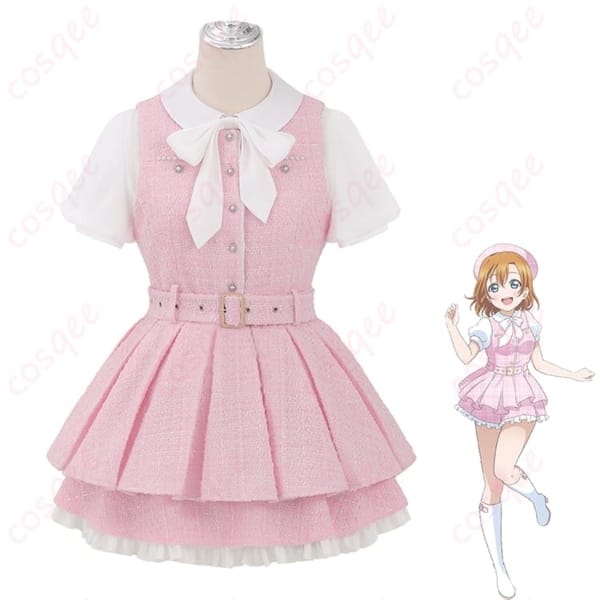 ラブライブ 高坂穂乃果 GiGOカフェ10周年コスプレ｜明るく映える華やかカフェ衣装