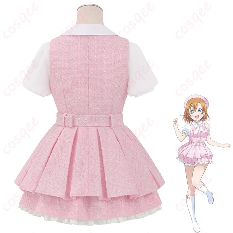 ラブライブ 高坂穂乃果 GiGOカフェ10周年コスプレ｜明るく映える華やかカフェ衣装 - 3枚目の画像