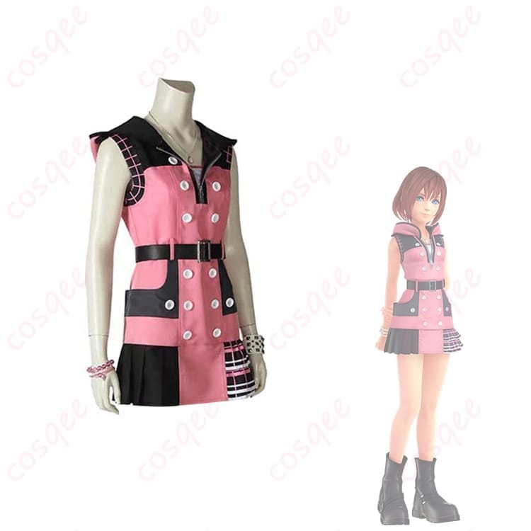 キングダムハーツIII カイリ コスプレ衣装 爽やかで写真映えするヒロインスタイル - 2枚目の画像