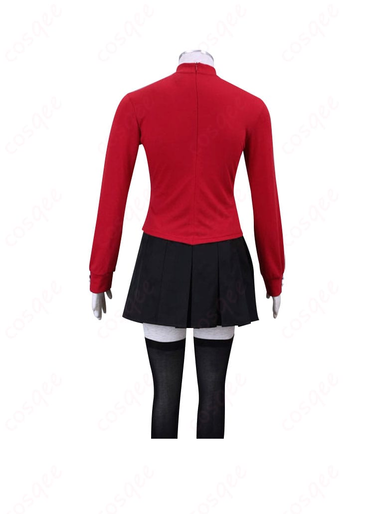 Fate/stay night 遠坂凛の魅力を纏う赤黒コーデ コスプレ衣装|写真映えと動きやすさを両立-2