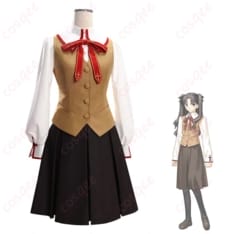 Fate 遠坂凛の冬制服コスプレ衣装｜端正トラッドで写真映えする学園スタイル - 1枚目の画像（サムネイル）