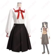 Fate 遠坂凛の冬制服コスプレ衣装｜端正トラッドで写真映えする学園スタイル - 2枚目の画像（サムネイル）