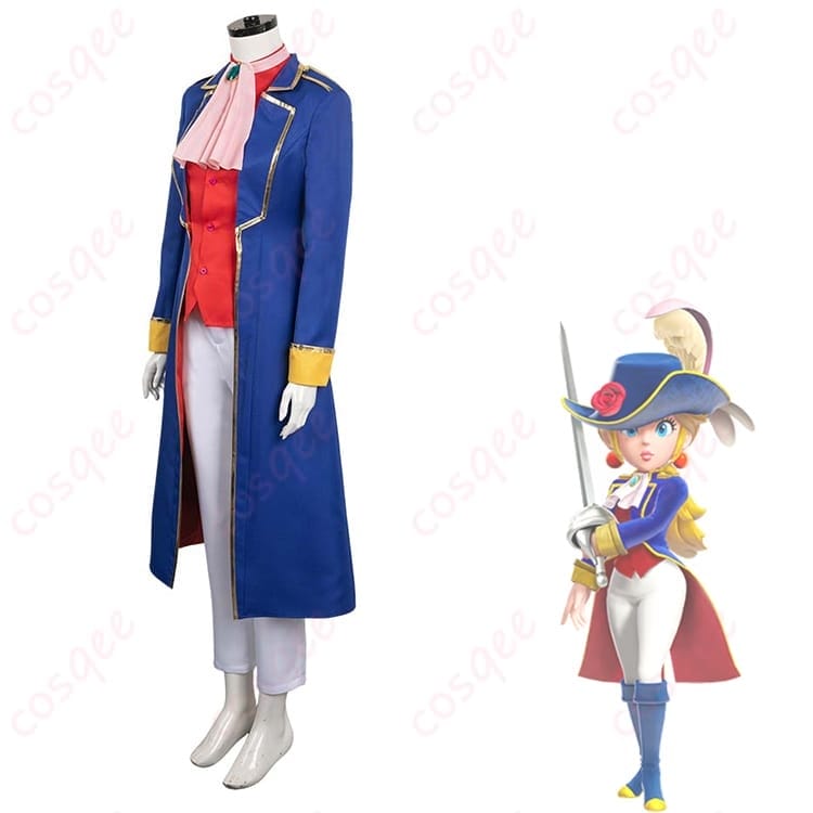 プリンセスピーチ Showtime 剣士スタイルの気品をまとうコスプレ衣装 - 2枚目の画像