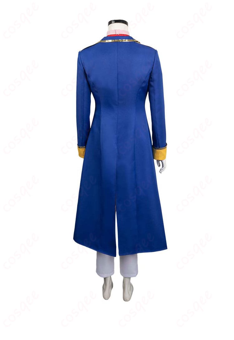 プリンセスピーチ Showtime! ピーチ姫 剣士 コスプレ衣装の背面デザイン。背中のラインや装飾も忠実に再現。