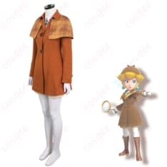 プリンセスピーチの探偵スタイルを上品に再現したコスプレ衣装 - 2枚目の画像（サムネイル）
