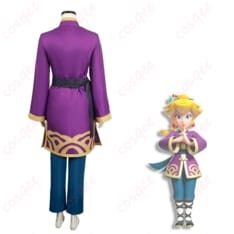 スーパーマリオのプリンセスピーチ功夫スタイル コスプレ衣装｜鮮やかで動きやすくイベント映え - 3枚目の画像（サムネイル）