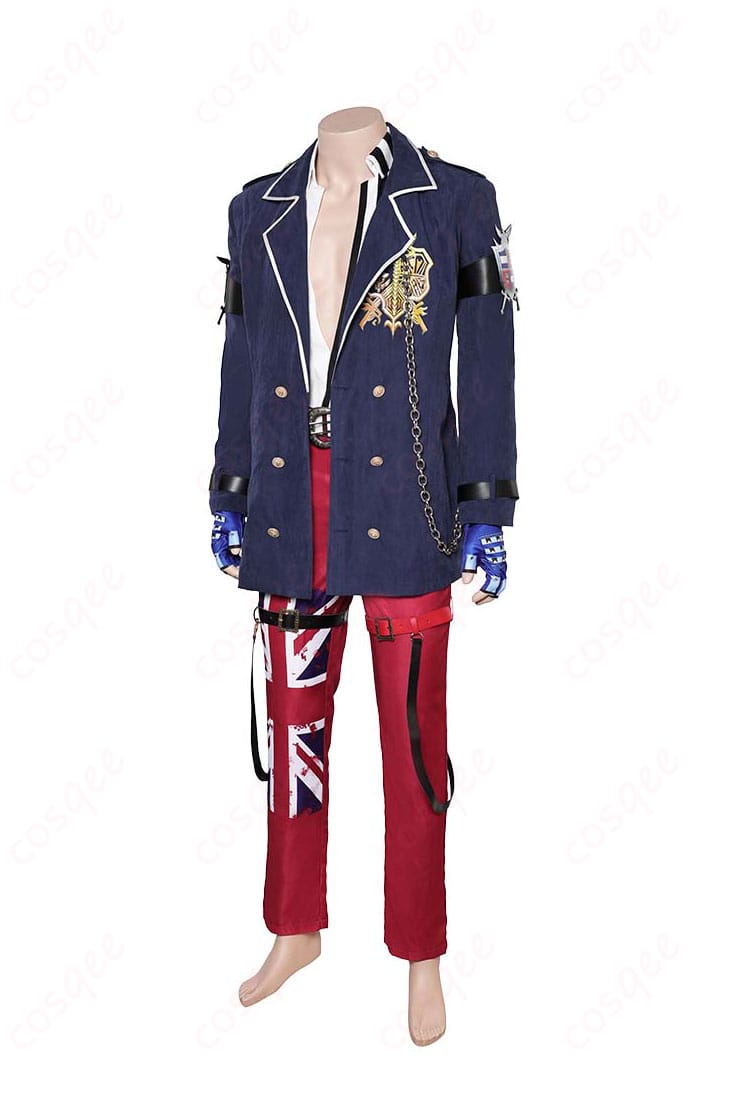 鉄拳8 スティーブ・フォックス コスプレ衣装 サイドビュー。手袋やベルトなどのアクセサリーがしっかりと再現。